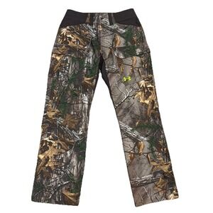 UNDER ARMOUR Mens Realtree Camo Hunting Allseason Pants 32x32 Scent Control